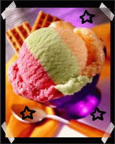 mmh les glaces !! sa donne faim !!j'ai envi de partir en vac ' !!! Ouiiiiiiiiiiiiiiiiiiiin snif snif